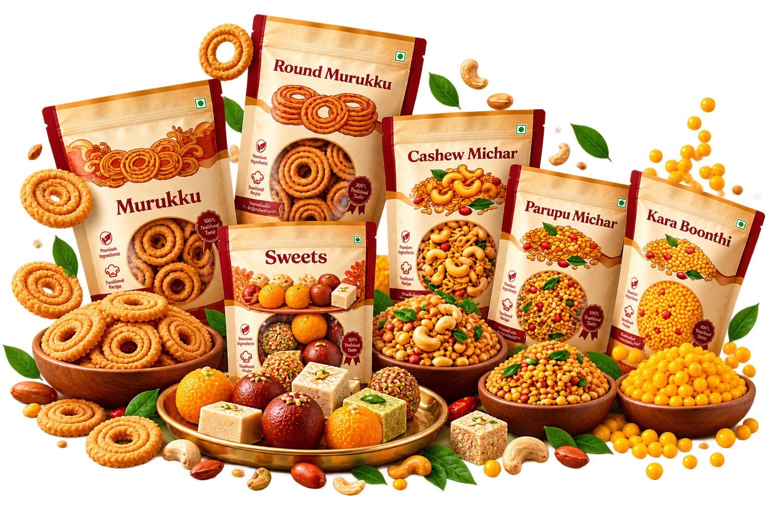 Traditional snacks and savouries 2
